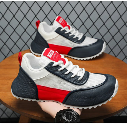 Brand protection 2026 new men's lightweight non-slip breathable wear-resistant running sports fashion versatile casual shoes