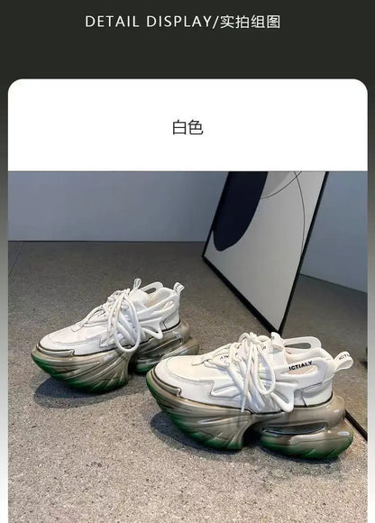 2026 Original Brand Couples Fashion Thick Bottom Sport And Leisure Shoe Designer Height Increase Anti Slip Outdoor Walking Shoe