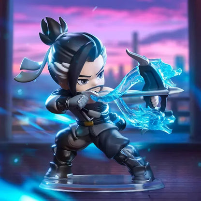 POP MART Overwatch Play of The Game Series Blind Box originale, Mystery Box a sorpresa, graziose action figure anime, ornamenti e statuette
