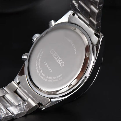 Seiko Fashion Multi-functional Watch Business Leisure Sports Quartz Watch Calendar Waterproof Quartz Watch
