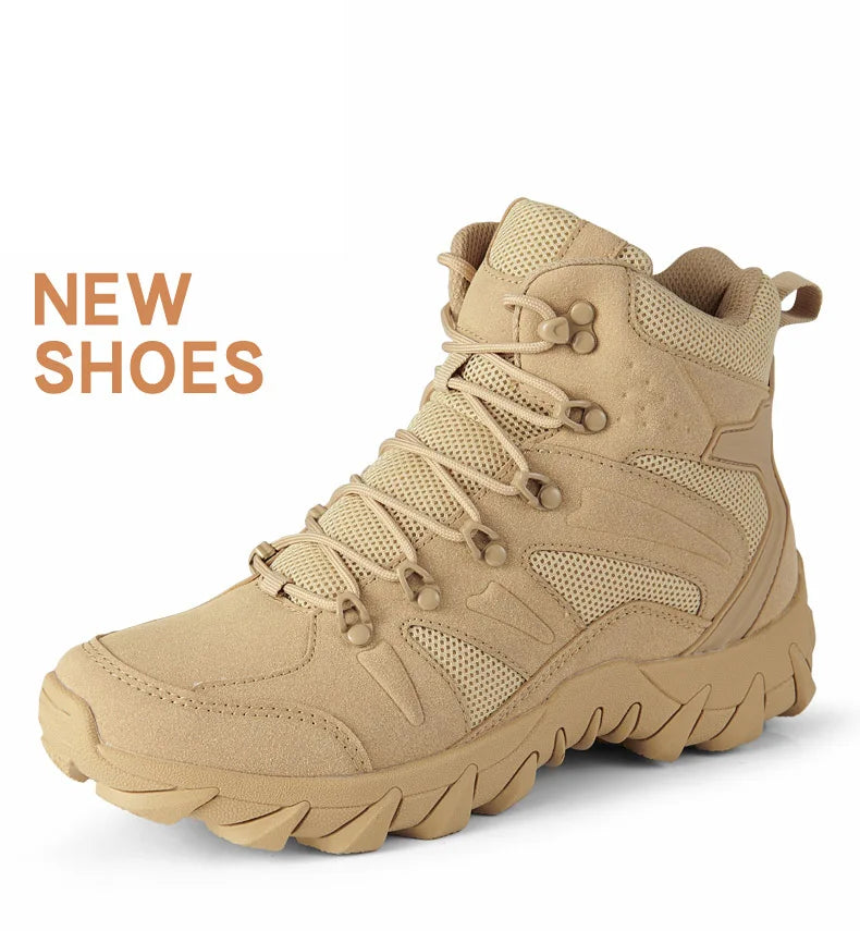 Ulepszone taktyczne męskie buty treningowe do walki, outdoorowe, kempingowe, odporne na zużycie, do szybkiego reagowania, trekkingu, wędkowania i polowania