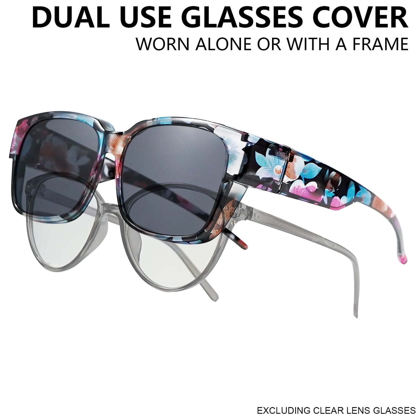 Oversized Square Fashionable Unisex Sunglasses for Casual Wear, Perfect for Photoshoots, Ideal Gift