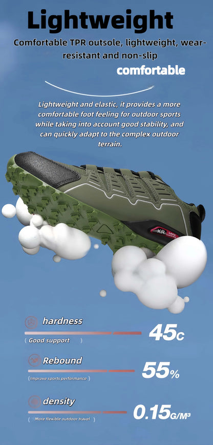 Men’s Lockless Cycling Shoes, Outdoor Mountain Cross-Country Non-Slip Hiking Shoes, Breathable Sports Shoes, Road Cycling Shoes