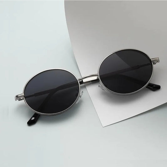 Oval Steampunk Sunglasses For Women Retro Sun Glasses Male Female Brand Designer Metal Frame Eyewear Lentes De Sol Mujer