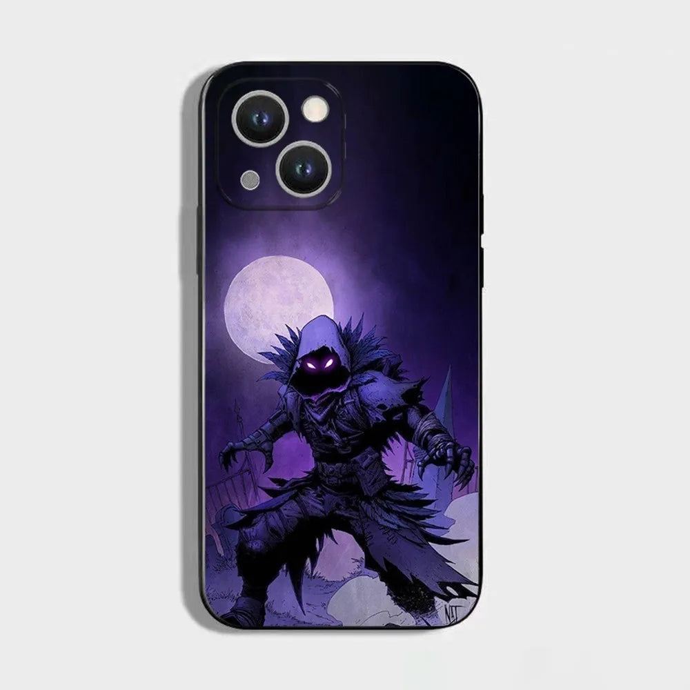 R-Royales F-Fortnites Phone Case For iPhone 16,15,14,13,12,11 Plus, Pro Max, XS, X, XR, SE, Mini, 8, 7, Soft Silicone Black Cover