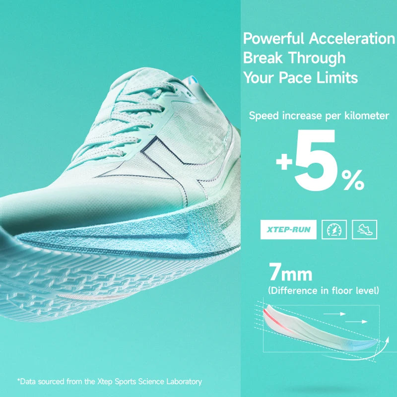 Xtep 2000km 5.0 Shoes Soft Training Sneakers Cushion Durable Professional Combat Universal Jogging Shoes 874119110023