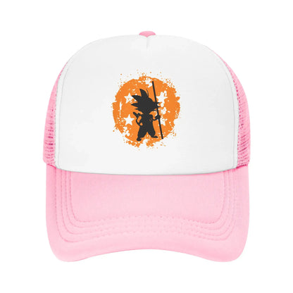 Unisex Dragon Ball Z Goku Dbz Trucker Hats Outdoor Mesh Baseball Caps Snapback Caps Hats Sun Caps Trucker Cap High Quality, Produit gaming premium Fraquane, produits de luxe