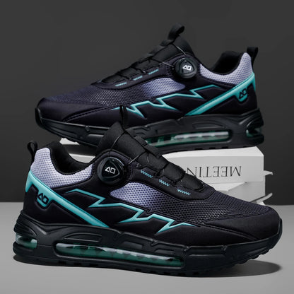 Spring & Summer Men's Running Shoes Outdoor Hiking, Wear-Resistant Trail Shoes with BOA Closure, Breathable Sports & Casual Style