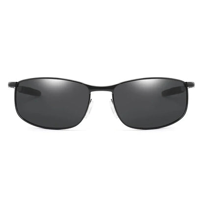 Photochromic Men Polarized Sunglasses Male Metal Square Glasses Driving Sun Glasses UV400 Outdoor Sports Cycling Goggles