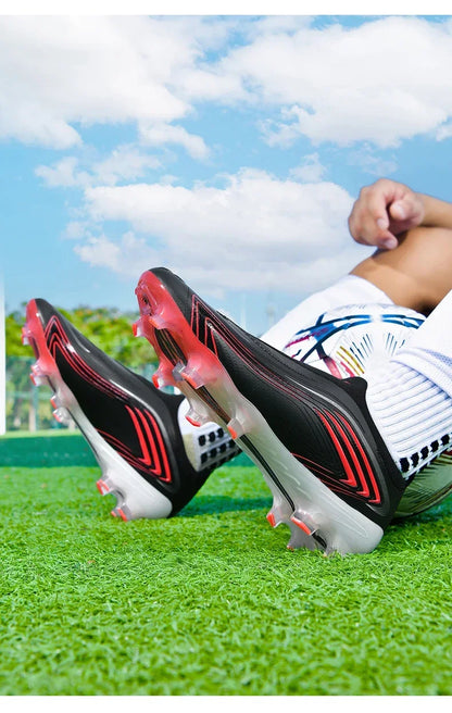 Nouvelles chaussures de football pour hommes TF/FG, modèle professionnel unisexe, très populaires, chaussures de futsal ultra-légères, chaussures de football de haute qualité, chaussures de sport pour femmes.