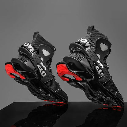 Chaussures de course respirantes pour hommes, baskets pour hommes, mocassins à la mode, chaussures de tennis décontractées, course d'entraînement, luxe