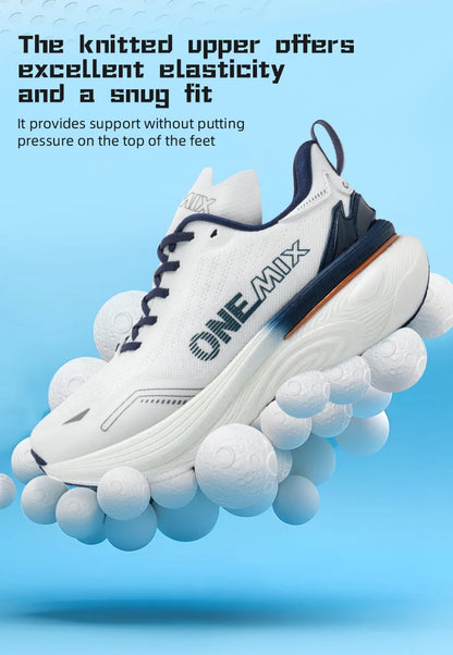 ONEMIX Nye cushion-løbesko til kvinder og mænd – lette, moderigtige udendørs sneakers til vejløb, sport, træning, jogging og fitness