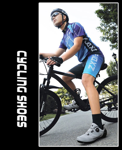 Unisex nye cykelsko – professionelle, lette, luksuriøse og originale landevejs-/MTB-racercykelsko i gummi til mode, cykel, streetwear og sport