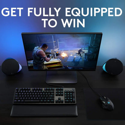 Ratón gaming con cable Logitech G502 HERO de alto rendimiento, sensor HERO 25K, 25,600 DPI, RGB, pesos ajustables, 11 botones, ratón para PC/Mac