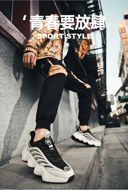 Herresko Sneakers Casual herresko Tennissko Luksussko Åndbare sportssko Modesko Loafers Løbesko til mænd