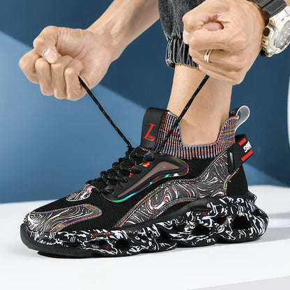 Herrskor Sneakers Herrskor för fritid Herrskor tennis Lyxskor Träningsskor Löpskor Andningsbara skor Modeloafers Löparskor för män