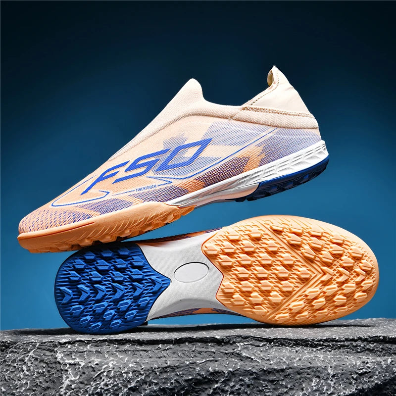 Chaussures de Football pour hommes, bottes de Football ultralégères pour adultes, crampons d'intérieur, antidérapants, Fg sur gazon, confortables, nouvelle collection