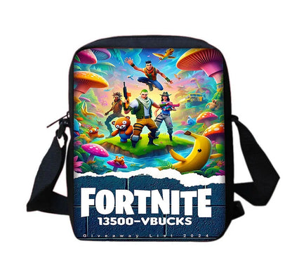 Child School Backpack with Shoulder Bag and Pencil Case School Bags for Hot Game Design Fortnite Boys and Girls Best Gift