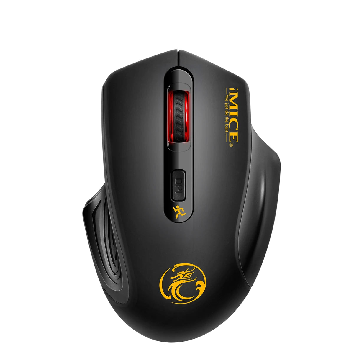 Ratón inalámbrico nuevo de 2000DPI ajustable con receptor USB 3.0, ratón óptico para ordenador 2.4GHz, ratón gaming con diseño ergonómico para portátil