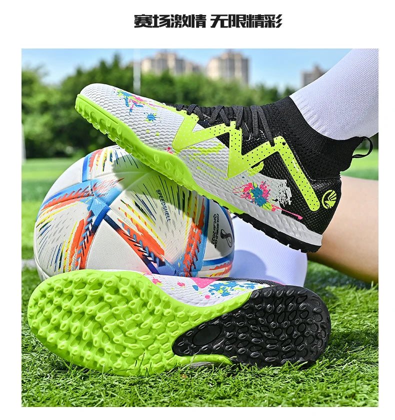 Men's New TF Football Boots Society Professional Comfortable Top Quality Male Soccer Shoes Adult Casual Ultralight Football Shoes