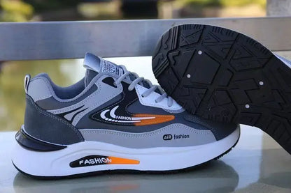 Chaussures pour hommes chaussures légères en cuir Pu chaussures décontractées 2025New baskets pour hommes mode hommes chaussures de Tennis respirant Sport chaussure de course