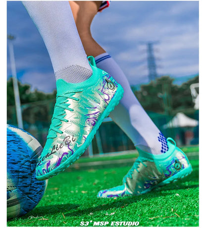 Professionelle Fußball-Sneaker für Herren und Damen, hochwertige modische Fußballschuhe für Herren, große Größe 46, Futsal-Schuhe, Herren-Trainer