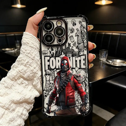 Popular Game FortniteS Plating Phone Case For Samsung A37, A57, A07, A36, A16, A35, A55, A25, A26, A05s, A15, A54, A34, A24, A14, A05, A04 4G 5G
