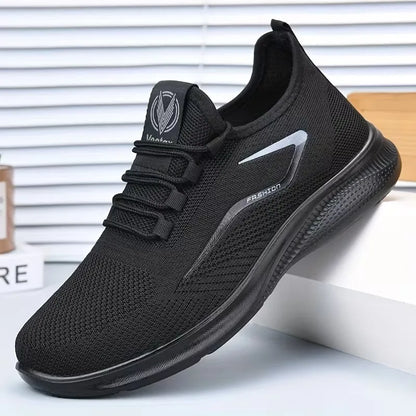 Baskets légères pour hommes, chaussures de marche en maille respirante, antidérapantes, décontractées, pour la course en plein air, confortables et douces, chaussures d'été