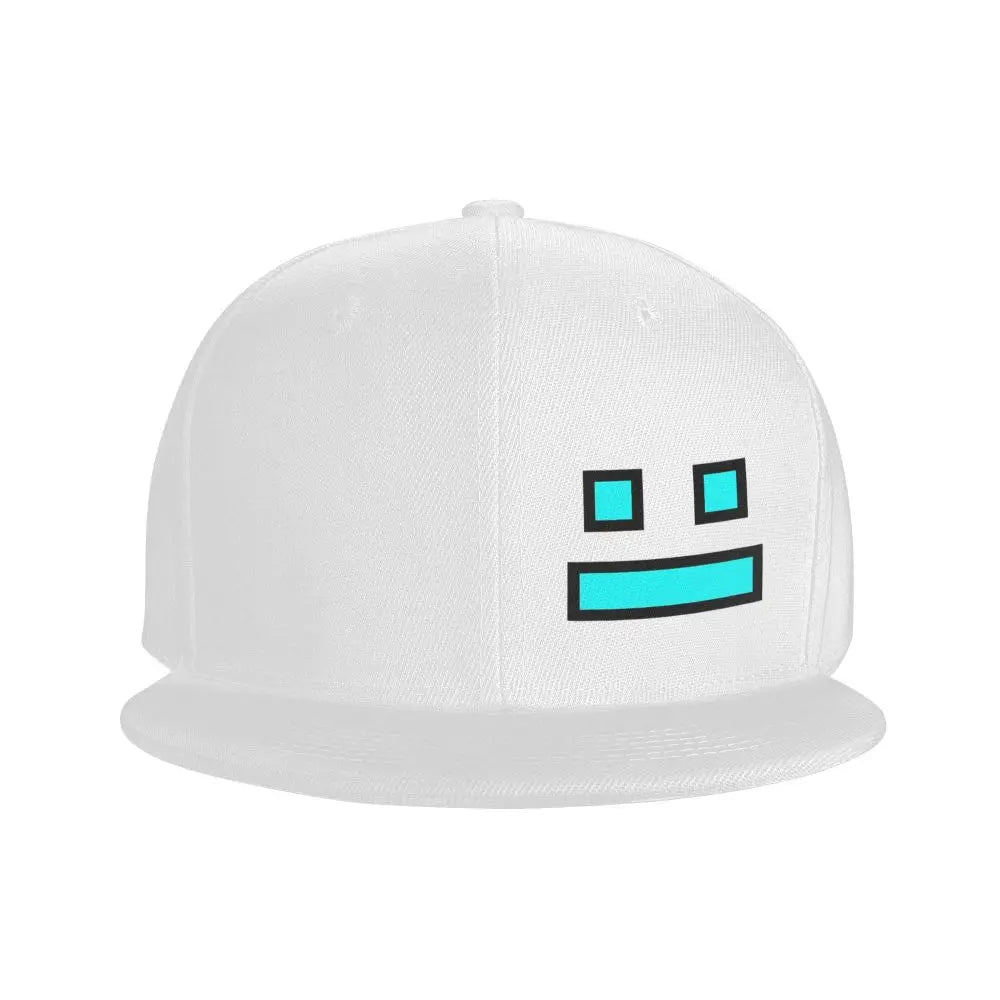 Czapki z daszkiem z gry Geometry Dash – czapki baseballowe typu snapback dla mężczyzn i kobiet, czapki regulowane, czapki hip-hopowe, czapki typu casquette