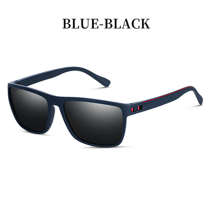 Fashion High Quality Brand New Polarized UV400 Sunglasses Men Women‘s Square Matte Frame Glasses