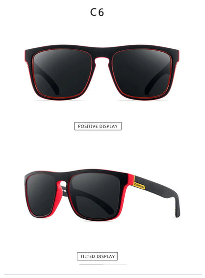 Oculos Masculino Custom Made Myopia Minus Prescription Polarized Lens Square Full-rim Sports Colorful Mirror Sunglasses -1 To-5
