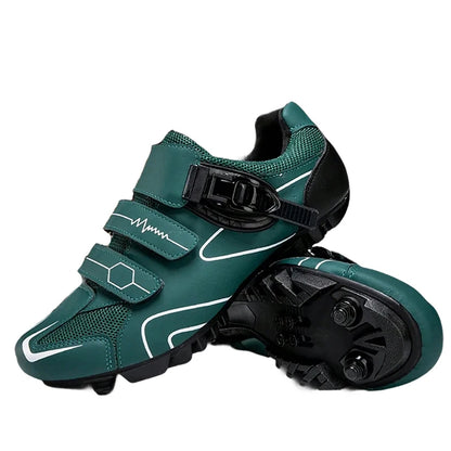 Neutrale MTB-Radschuhe, kompatibel mit Pelaton-Rennradschuhen, Herren-Radsportschuhe, Design mit reflektierendem Streifen