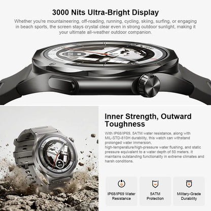 EU version OPPO watch X3 smartwatch Wear OS by Google Sleep 16-Day Battery Life SpO2 Blood Oxygen Monitoring IP69 Google Wallet
