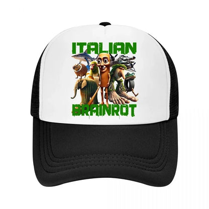 Italiensk Brainrot barnbaseballkeps för pojkar, fritidshatt, sport- och solhattar för barn, Tung Sahur Tralalers Shark, justerbar keps, present till män