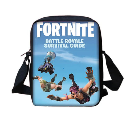 Child School Backpack with Shoulder Bag and Pencil Case School Bags for Hot Game Design Fortnite Boys and Girls Best Gift