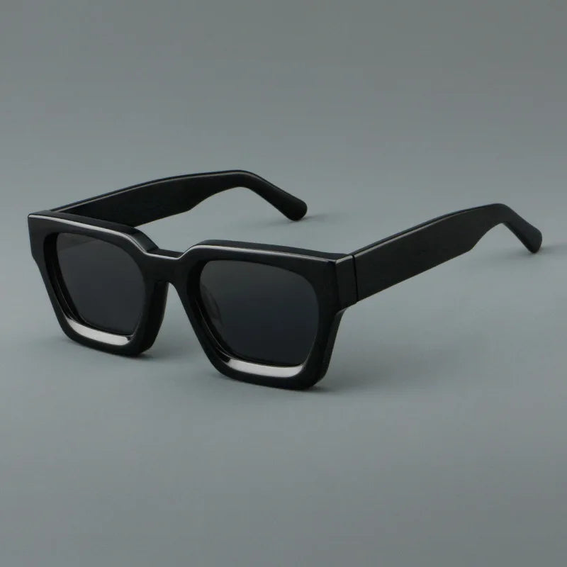 Luxury Acetate Frame Sun Glasses Rectangle Polarized Sunglasses Fashion Design High Quality UV400 Outdoors Eyewear Men Women