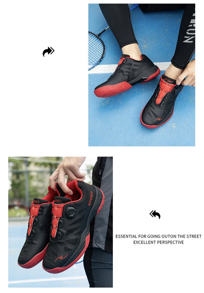 Men's Badminton Shoes Non-slip Breathable Sneakers High-Quality Table Tennis Shoes Wear-Resistant Competition Volleyball Shoes