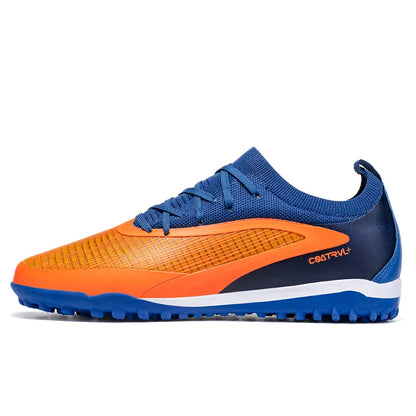 Bottes de Football professionnelles antidérapantes, baskets de sport sur le terrain, TF/FG, chaussures d'entraînement ultralégères, crampons de Football