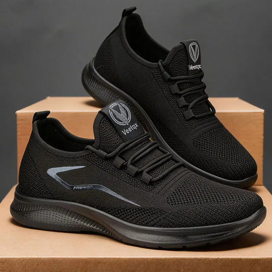 Baskets légères pour hommes, chaussures de marche en maille respirante, antidérapantes, décontractées, pour la course en plein air, confortables et douces, chaussures d'été