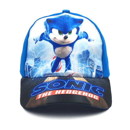 50–54 cm vaikų „Sonic“ animacinio filmo beisbolo kepurė su anime ežiu „ShadowTails“ ir „Knuckles“ personažais, apsauganti nuo saulės, aksesuaras, dovana