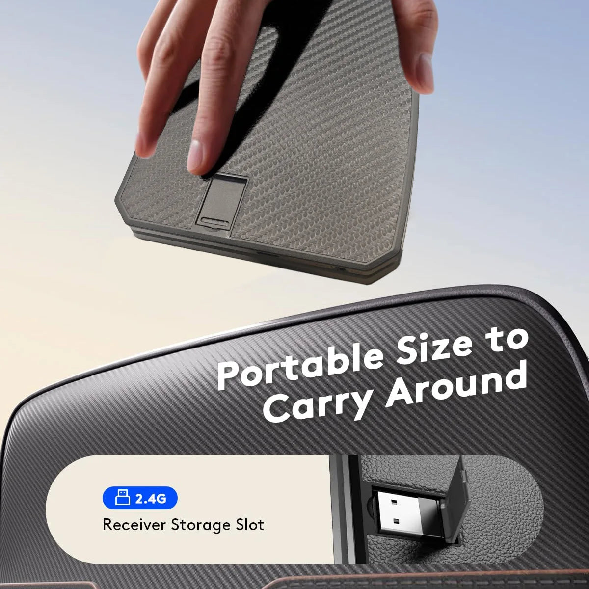Tastiera Bluetooth ergonomica pieghevole, tastiera compatta divisa portatile per viaggi di lavoro, tastiera wireless pieghevole ricaricabile