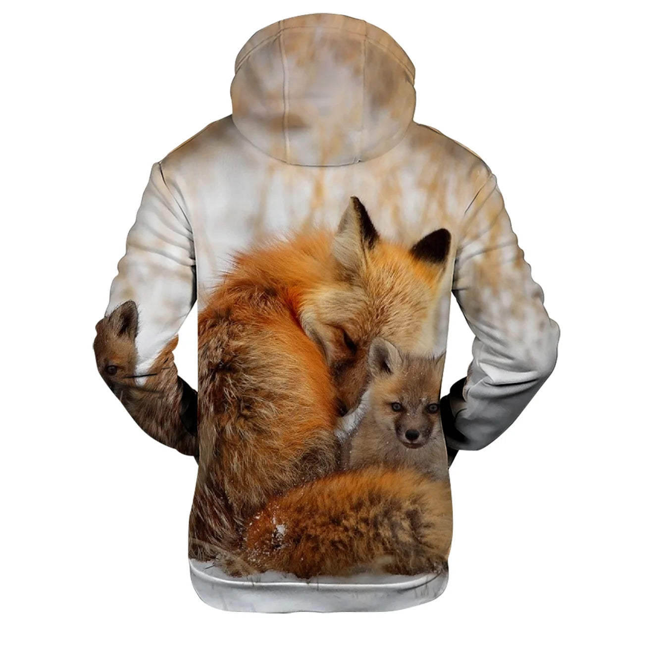 Suositut hip hop -tyyliset uutuushupparit ja collegepaidat, mukava uusi Fox 3D -printti, miehille/naisille, aikuisille/lapsille, rennot puserot