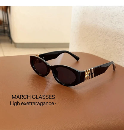 2026 New Fashion Oval Sunglasses Women Men Trendy Cool Sun Glasses Ladies Street Shot Retro Premium Eyewears Gafas De Sol UV400