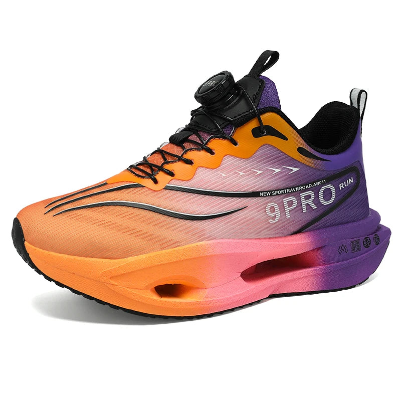 Zapatillas de running para hombre y mujer, transpirables, deportivas de competición, con amortiguación de carbono, ligeras, para jogging y entrenamiento masculino