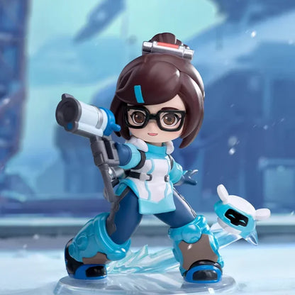 POP MART Overwatch Play of The Game Series Blind Box Mystery Box Toys Kawaii Ornaments Figurines Home Decor Desktop Model Dolls