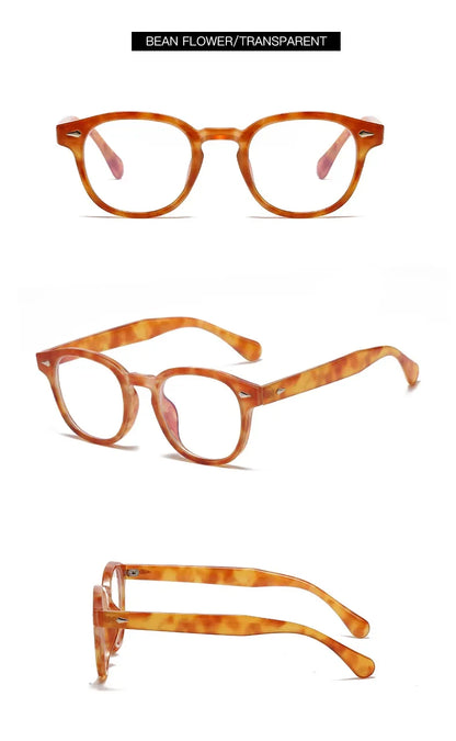 JNPCXI New Retro Round Sunglasses Women Yellow Fashion Rivets Decoration Shades UV400 Men Punk Sun Glasses