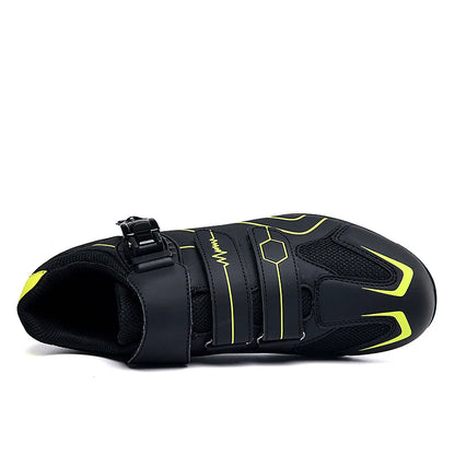 New Men's Cycling Sneakers with Cleats Speed Cycling Shoes for Women, Rubber-Soled Cycling Shoes