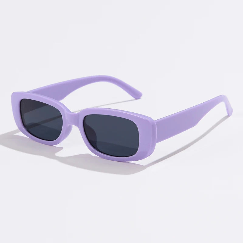 Square Sunglasses Men Rectangle Brand Designer Small Sun Glasses Male Retro Black Lens Driving Fishing Oculos UV400
