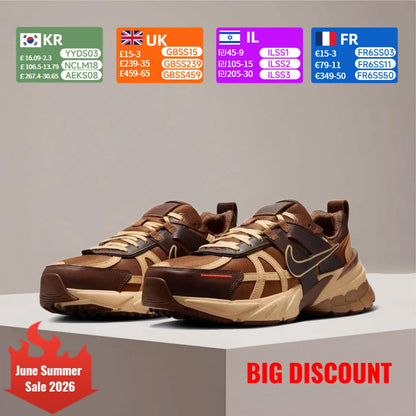 Nike V2K Run retro tenisice za trčanje, udobno podstavljanje i izdržljiva konstrukcija, uniseks svakodnevni ležerni stil, HQ3445-222