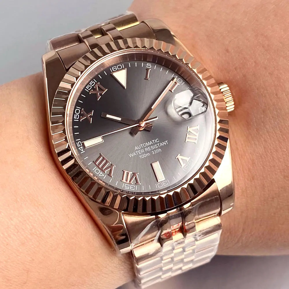 Tandorio For Wimbledon Style Dial 36mm/39mm Sapphire Glass 100m Waterproof Roman Numerals Men Watches  For Japan NH35A